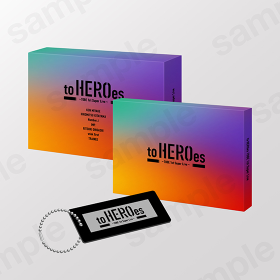 《2形態まとめ買い特典付》 to HEROes 〜TOBE 1st Super Live〜 初回生産限定盤・通常盤