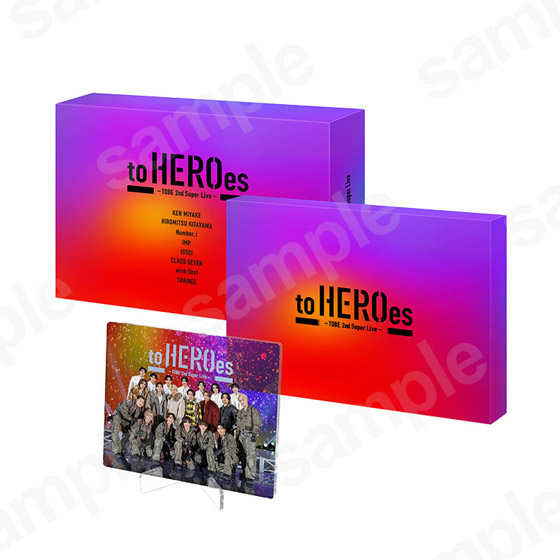《with a special offer for purchasing 2 editions in bulk》 to HEROes 〜TOBE 1st Super Live〜 Limited First Edition & Standard Edition