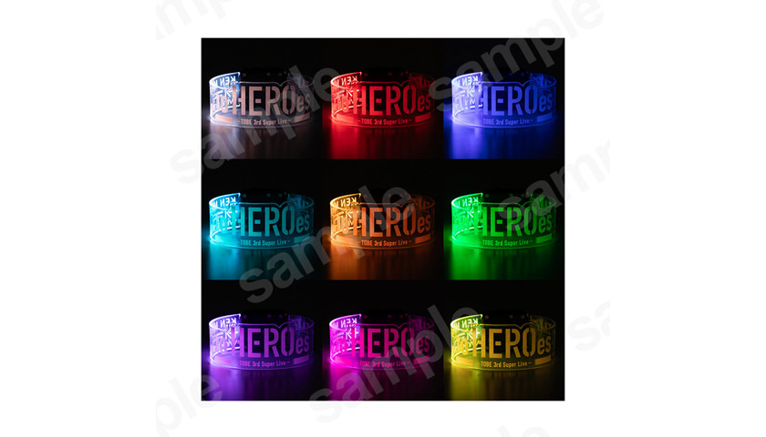 ［to HEROes 3rd］オリジナルバングルライト